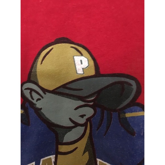 Vintage Allstyle Men's Graphic Print T-Shirt Size XL Red - Picture 5 of 11